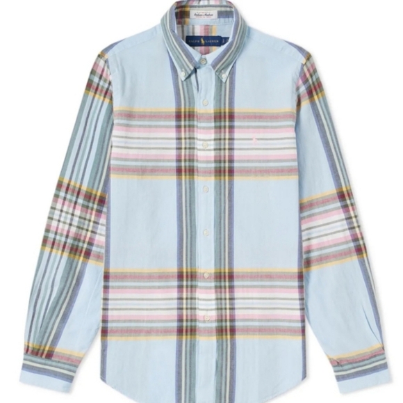 Ralph Lauren Indian Madras Plaid Shirt XXL - Picture 1 of 6